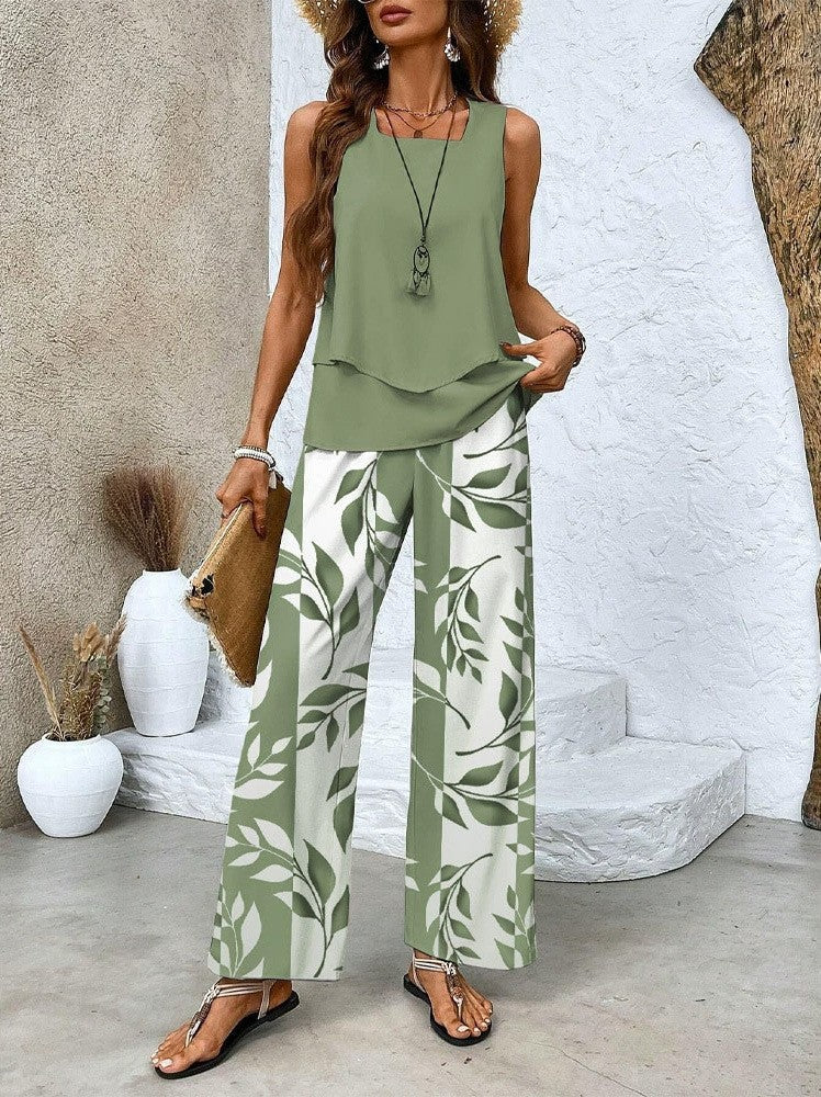 Pretty Durable Beautiful Casual Women's Sleeveless Fashion Casual Suit