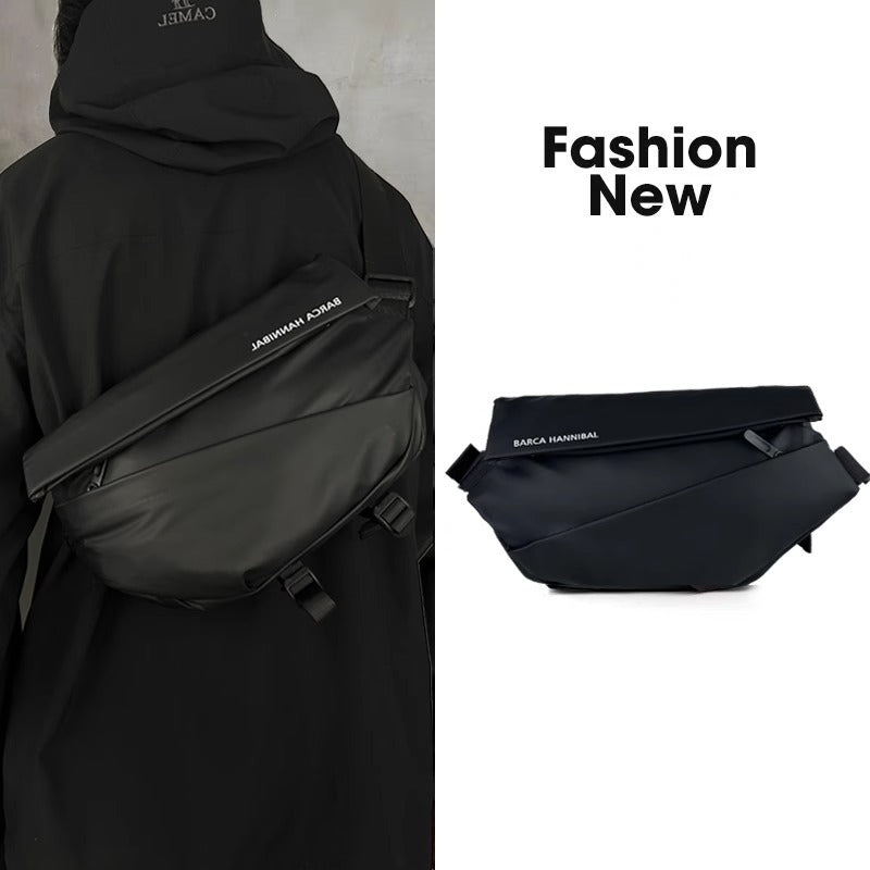 Men's Fashion Waterproof Multifunctional Lightweight Motorcycle Trendy Men's Chest Bags
