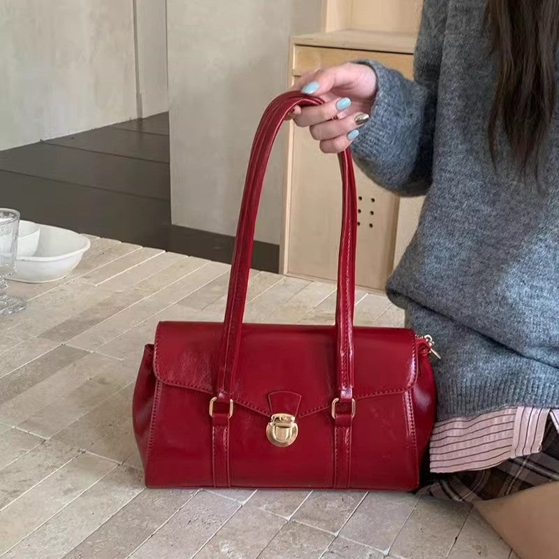 Women's Retro High-grade Underarm Document Fashion Simple Tote Bags