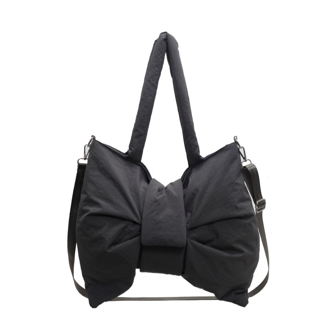 Women's Style Bow Nylon Cloth Class Canvas Bags