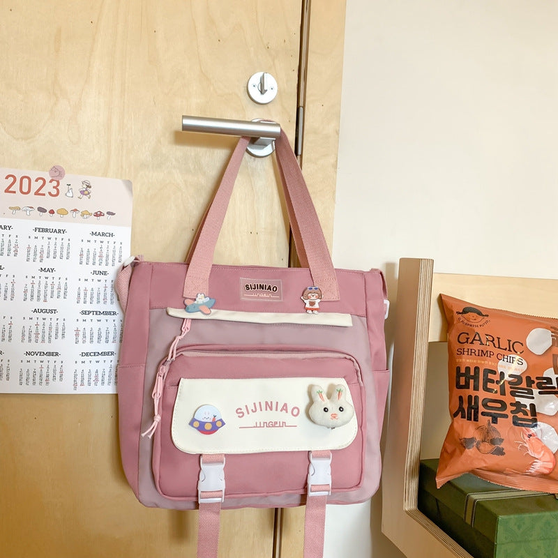 Female Burden Relief Spine Protection Junior High Middle School Students' Schoolbags