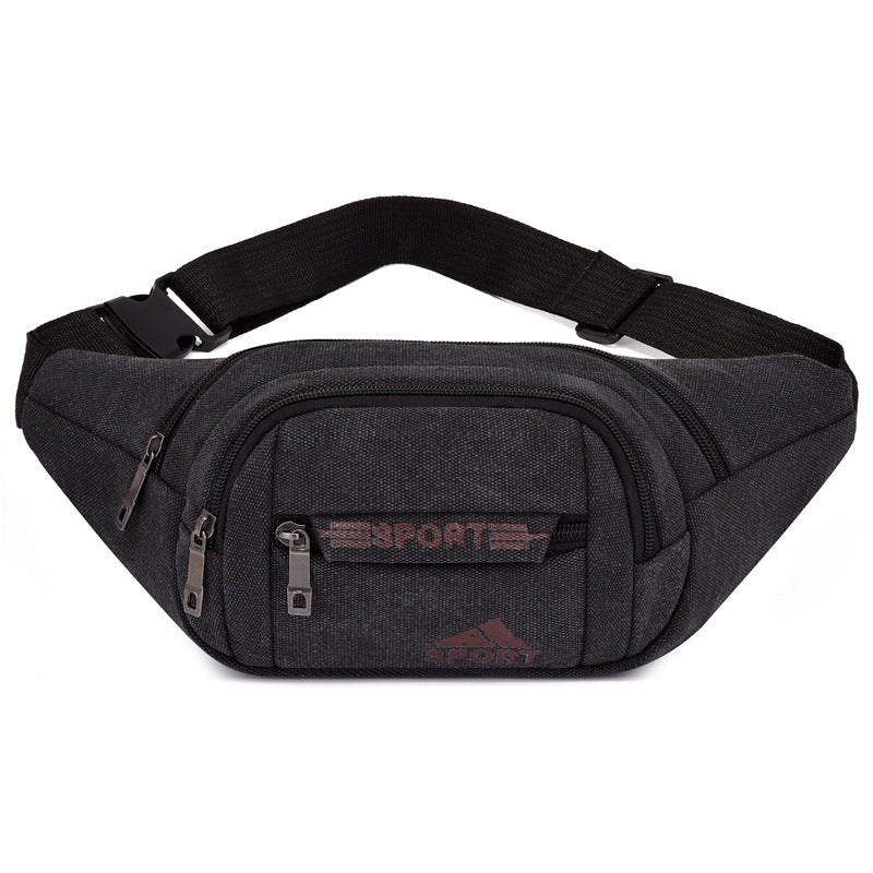 Women's & Men's & Canvas Multifunctional Mobile Construction Site Men's Waist Packs