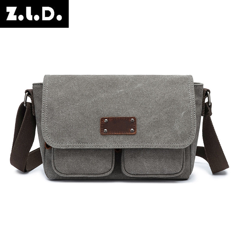 Men's Canvas Portable Household Street Tide Men's Messenger Bags
