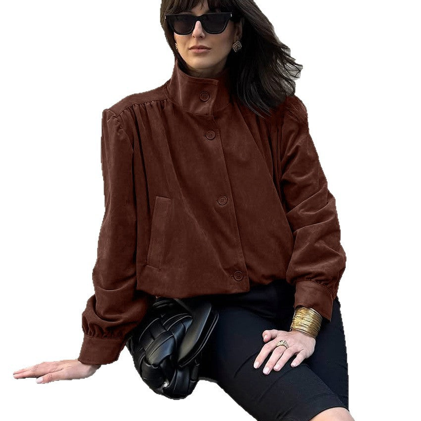 Veet Long Sleeve Design Sense Graceful Jackets