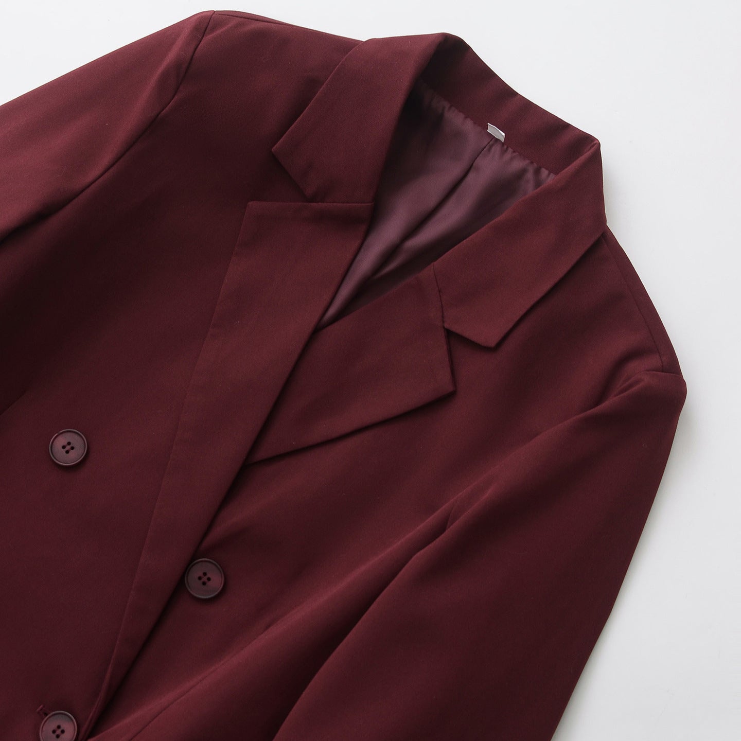 Women's Homemade Classic Simple Texture Double Breasted Blazers