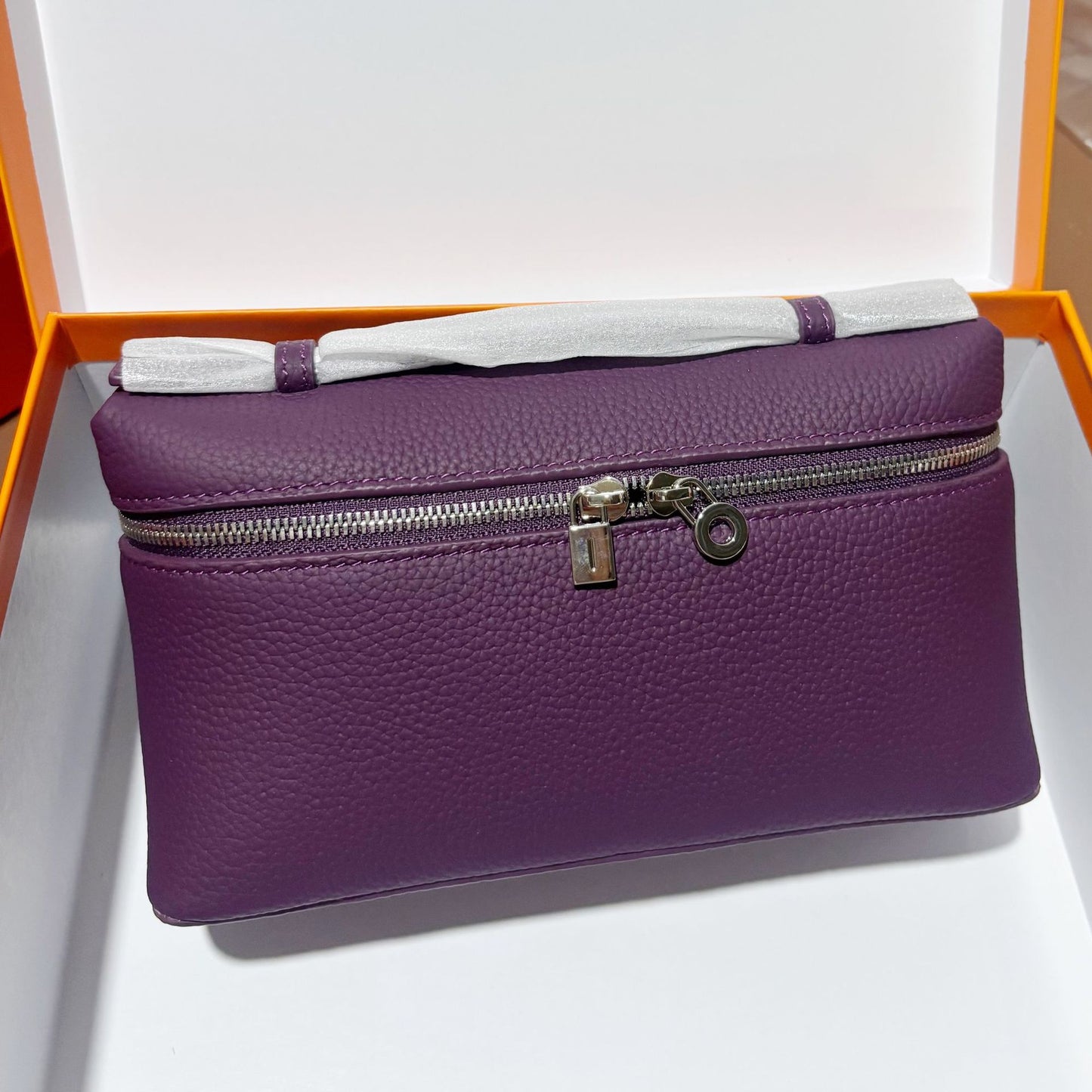 Women's Lunch Box First Layer Cowhide Genuine Handbags