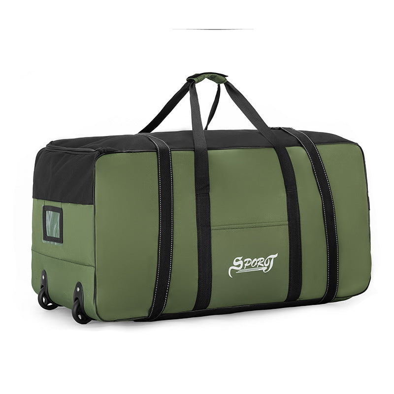 Capacity Foldable Checked Accommodation Quilt Storage Travel Bags