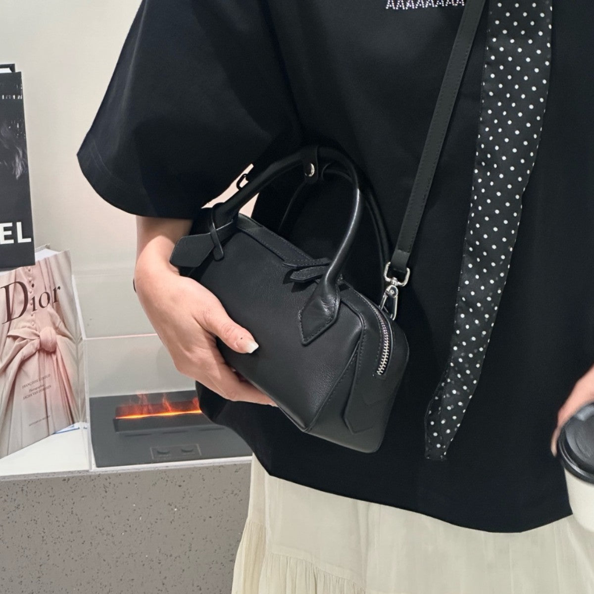 Women's Design Large Capacity Long Red Handbags