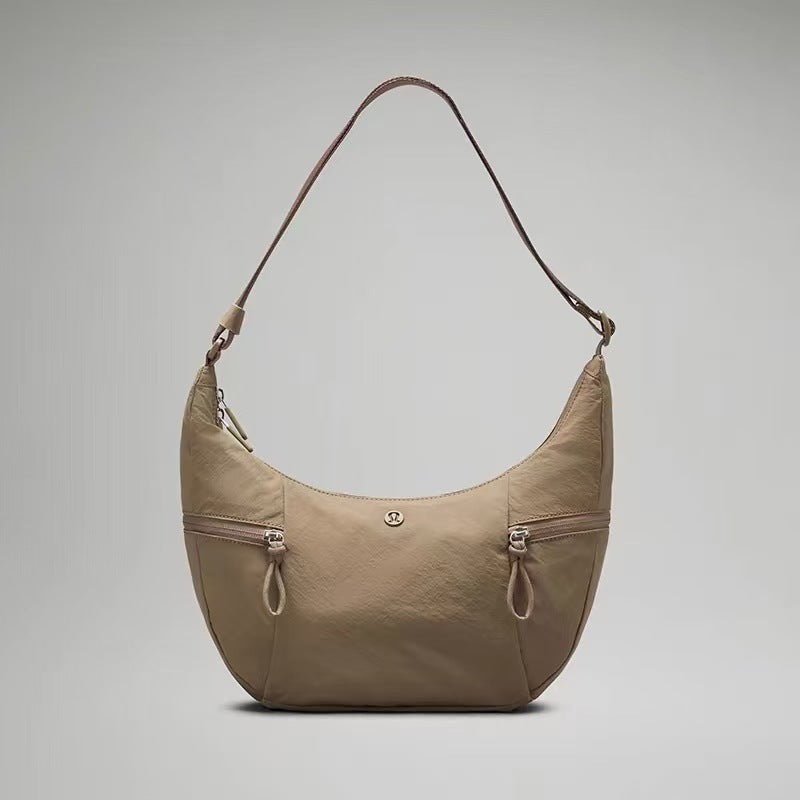 Attractive Women's Dumpling Fitness Yoga Croissant Armpit Bags