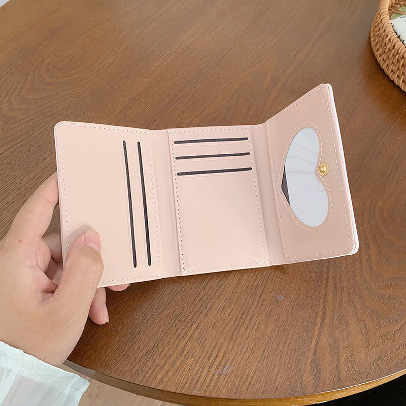 Women's Summer Versatile Bowknot Outing Cute Pearl Ladies Wallets