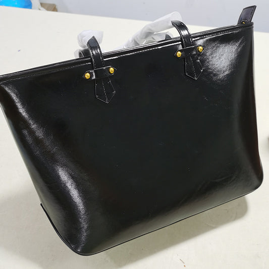 Niche Hobo Genuine Leather Large Capacity Handbags