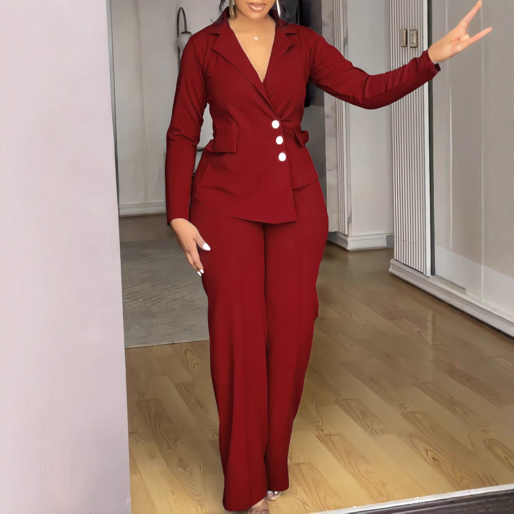 Commuter Wear Female Slimming Slim Fit Suits