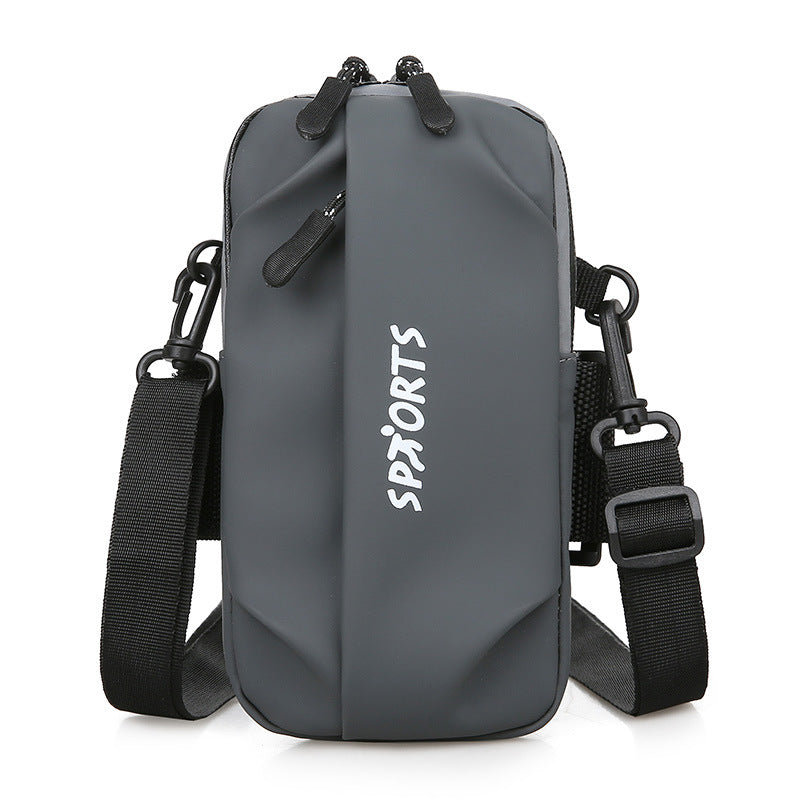 Men's Fashion Mobile Vertical Design Solid Color Phone Bags