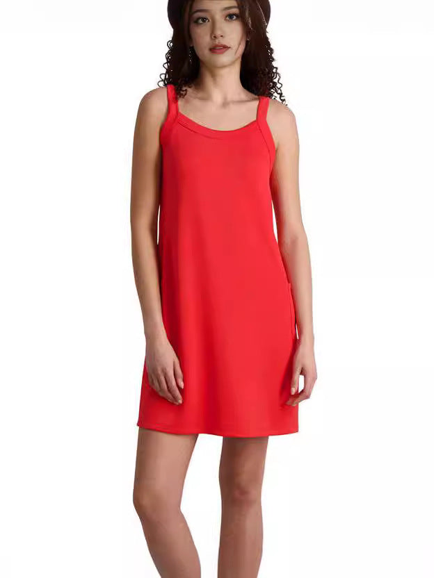 French Style Temperament Sleeveless Sling Fashion Dress