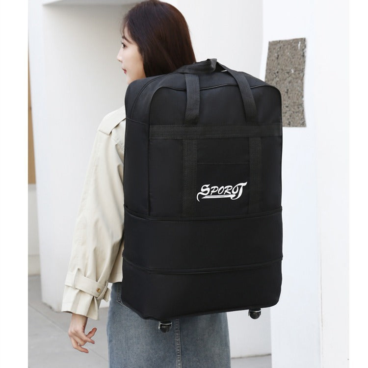 Folding Air Consignment Extended Boarding Oxford Bags