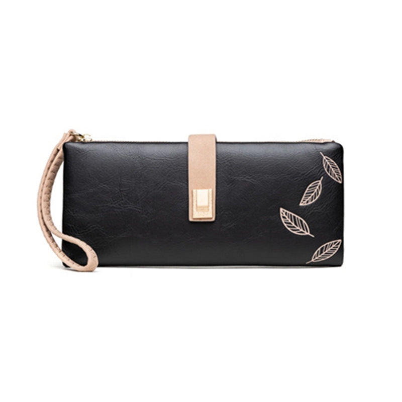Women's Fresh Simple Two-fold Mid-length Clutch Ladies Wallets