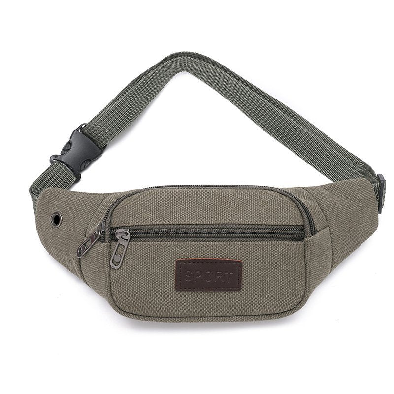 Men's Canvas Construction Site Stall Money Collection Waist Packs