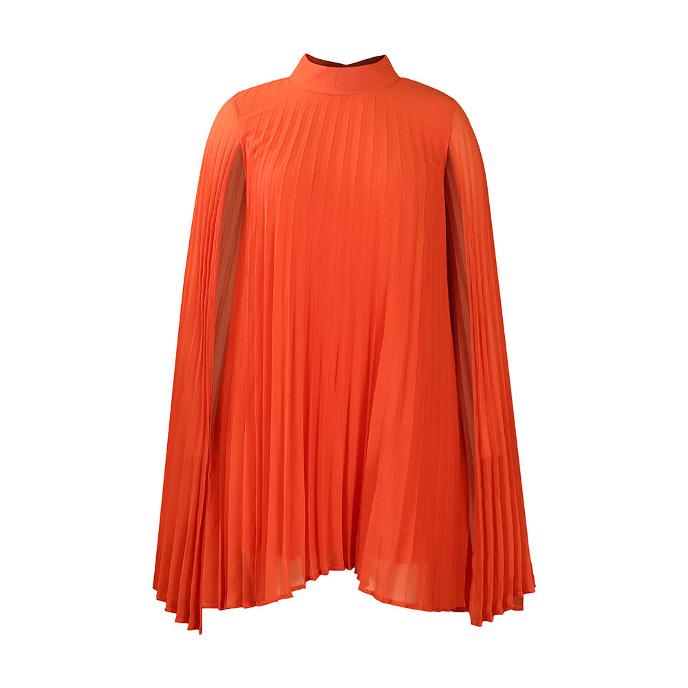 Women's Fashionable Chiffon Pullover Cloak Batwing Sleeve Plus Size