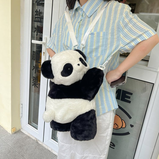 Panda Indie Sweet Cute Cartoon Plush Toy Bags