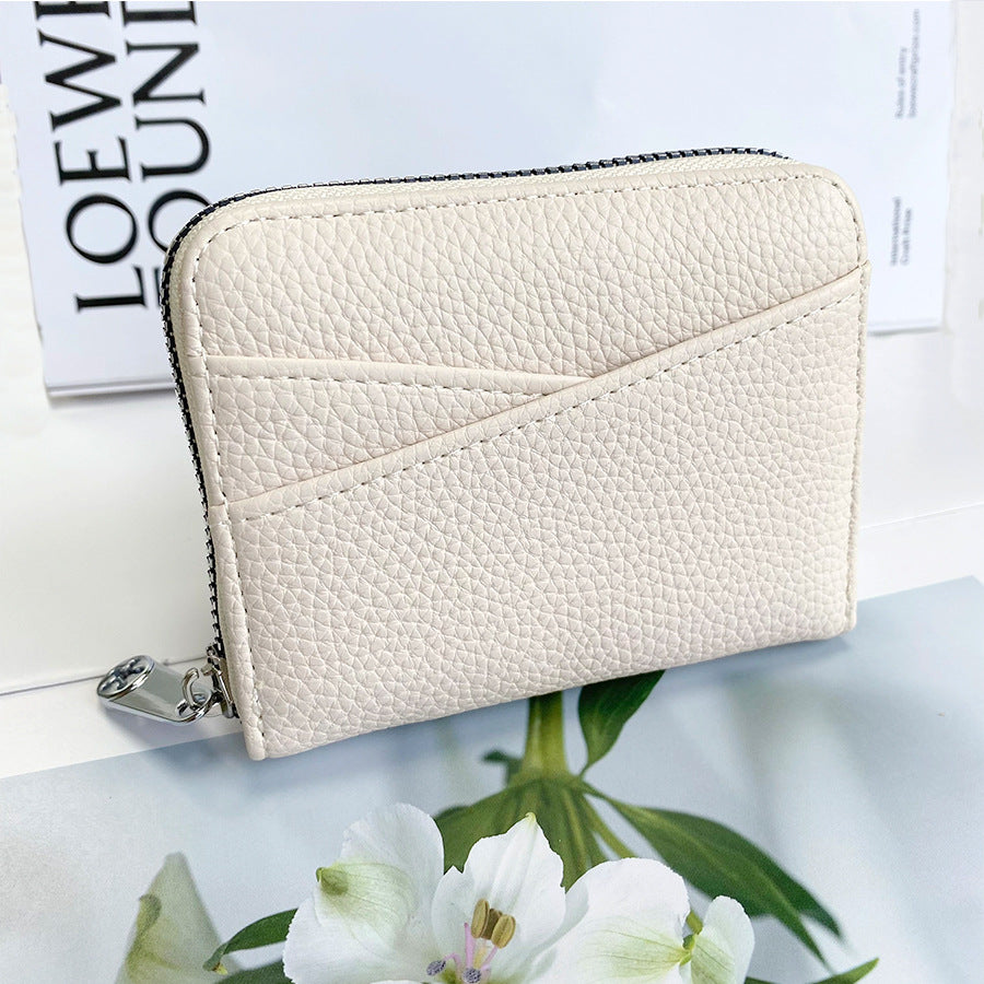 Women's Style Expanding Multiple Slots Simple Large Ladies Wallets