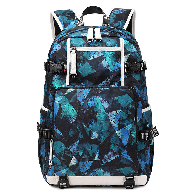 Male Junior High Large Capacity Fashion Middle School Students' Schoolbags