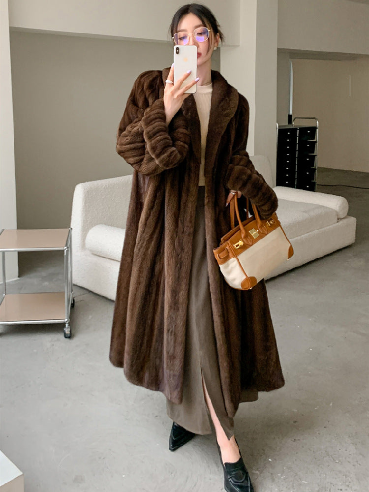 Mink Imitation Fur Female Whole Marten Coats