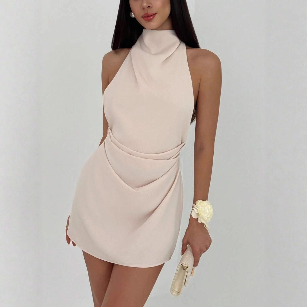 Creative Women's Summer Simple Party Backless Dress