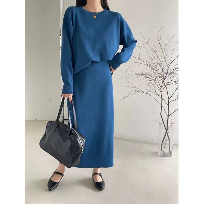Women's Spring Solid Color Minimalist Long Sleeve Suits