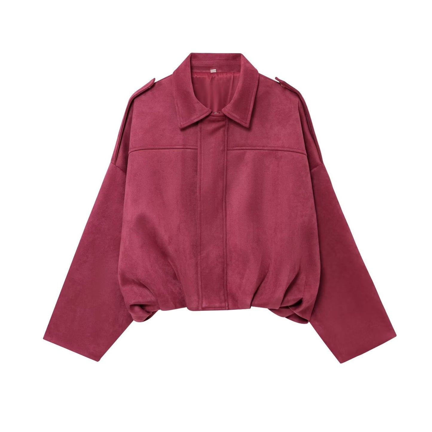 Women's Spring Casual Loose Lapels Retro Design Jackets