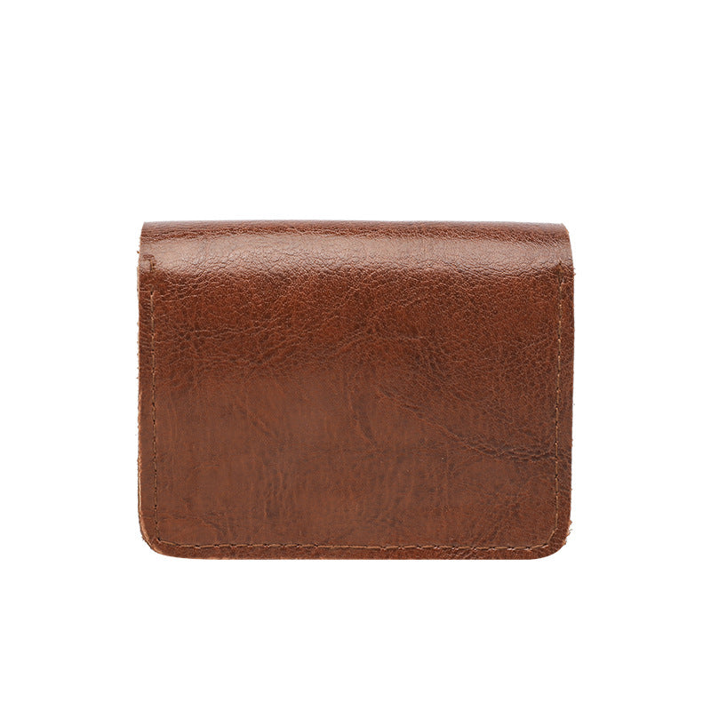 Korean Simple Earphone Data Cable Storage Card Holder