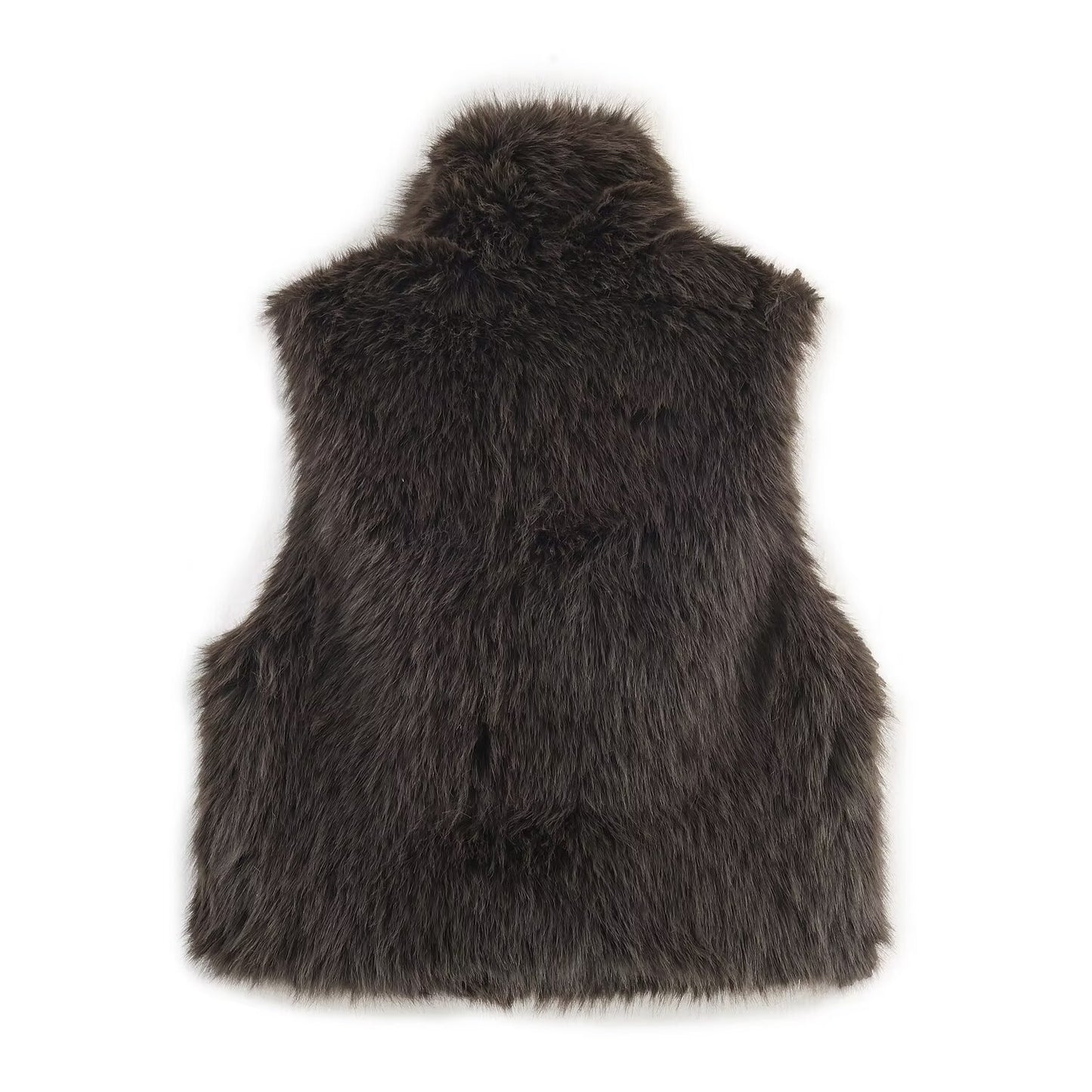 Women's Autumn Artificial Fur Loose Effect Tops