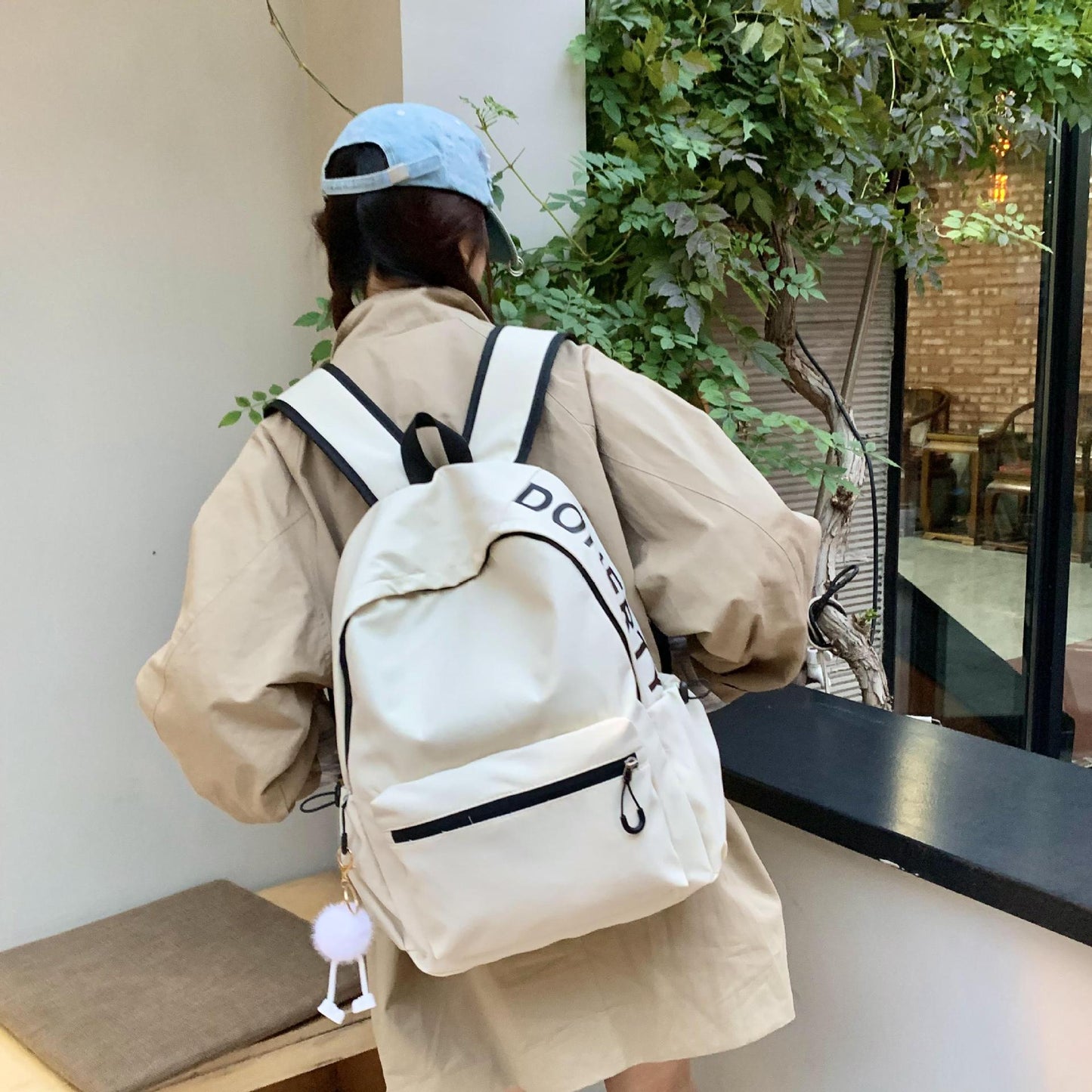 Style Female Junior Large Capacity Campus Middle School Students' Schoolbags