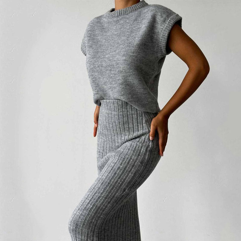 Women's Sleeveless Slim Fit Long Dress Fashion Suits
