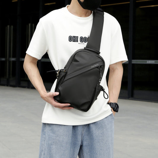Men's Leisure Oxford Cloth Fashion Waterproof Men's Chest Bags