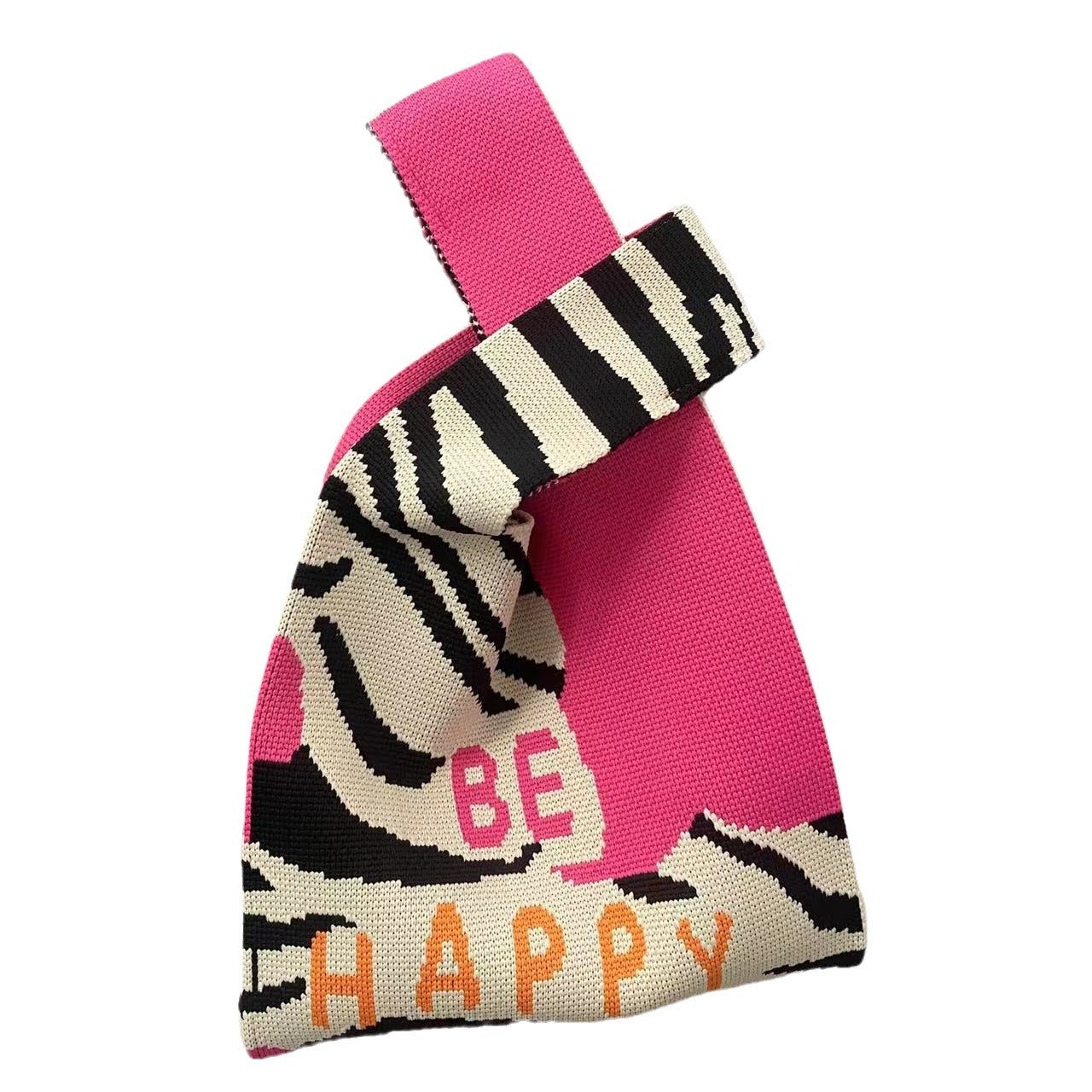 Design Knitted Letters Stylish Hand Collar Handbags