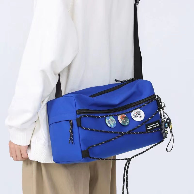 Men's Male Youth Less Large Capacity Street Men's Messenger Bags