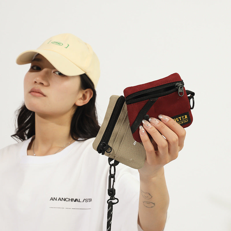 Women's & Men's & Swiping Document Oxford Cloth Thin Card Holder