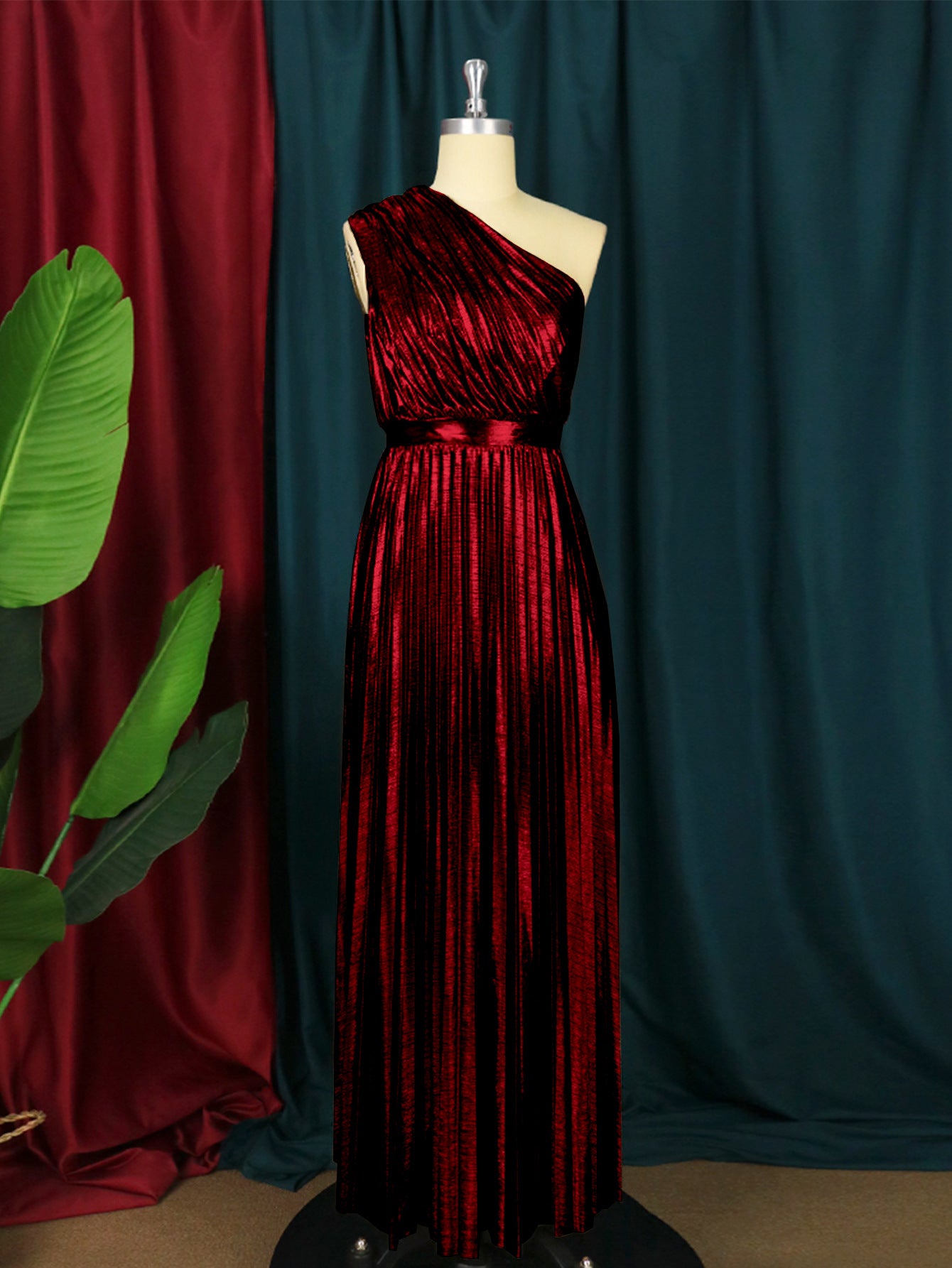 Women's Large Backless Dress Swing Pleated For Dresses