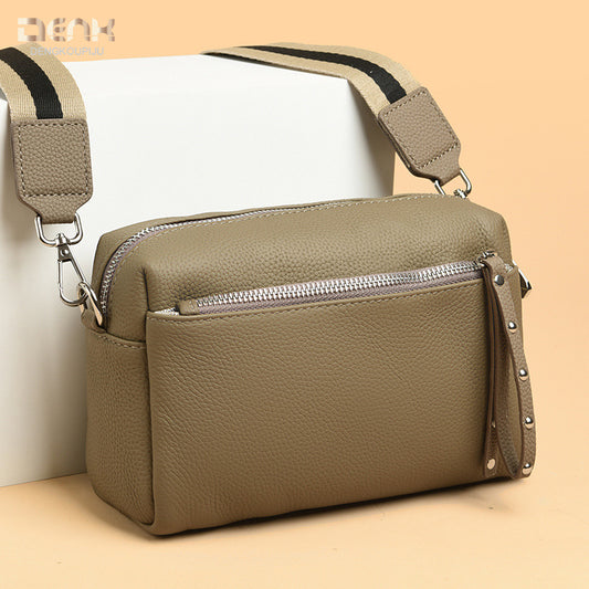 Beautiful Women's Trendy Layer Cowhide Soft Bags