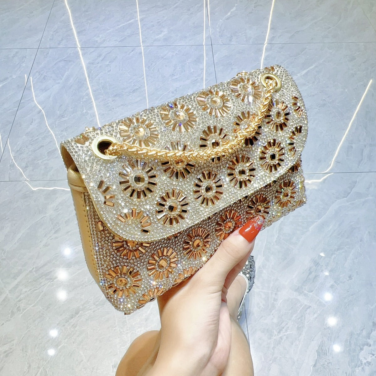 Women's Chain Underarm Fashion Trend Single Full Bags