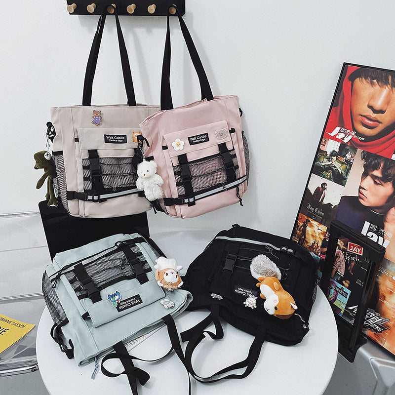 Women's & Men's & Reflective Tooling Fashion Style Large Men's Messenger Bags