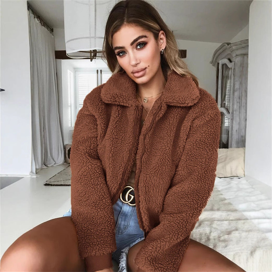 Durable Creative Trendy Women's Warm Plush Women's Sweater, Sweater