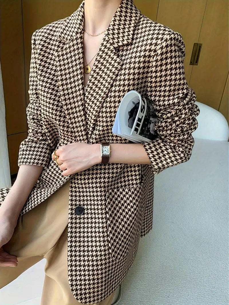 Women's Versatile Unique Tweed Elegant Design Blazers