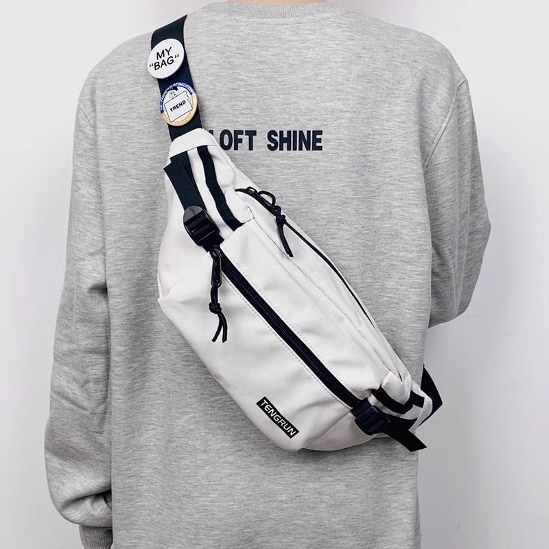 Male Female Trendy Sporty Simplicity Fashion Men's Waist Packs