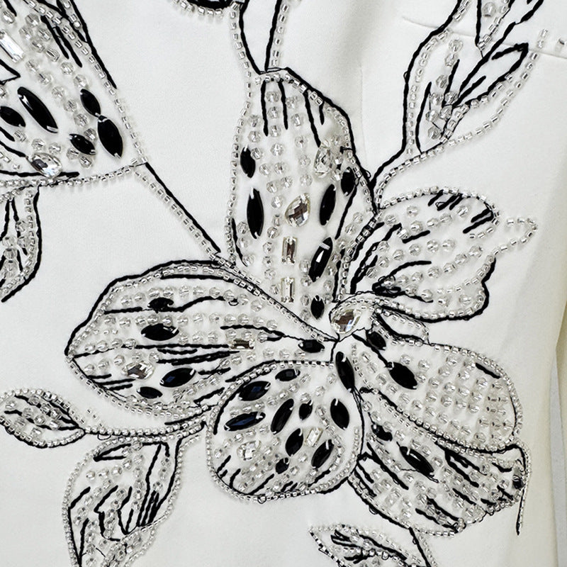 Fashion For Dinner Formal Embroidered Beads Dress