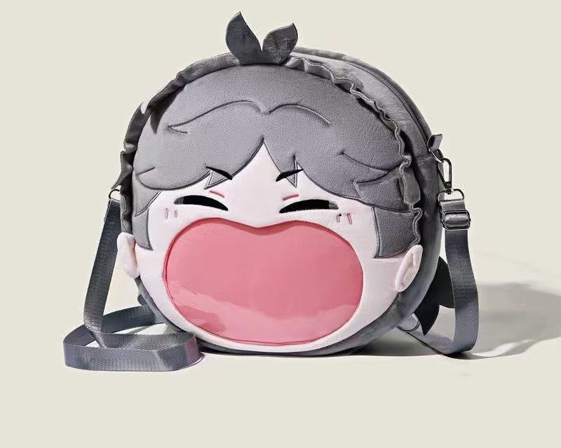 Future Cartoon Trendy Plush Big Mouth Backpacks