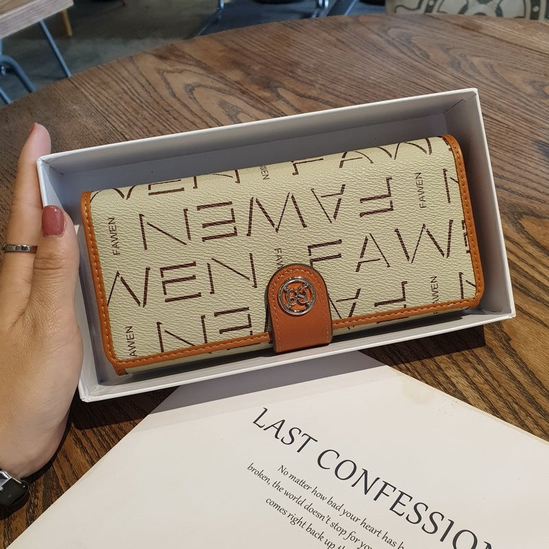 Women's Genuine Leather Long Large Capacity Clutch Ladies Wallets