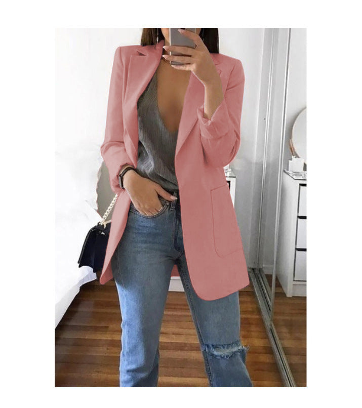 Women's Fashion Polo Collar Temperament Sleeve Shorts