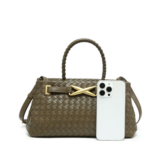 Popular Rhombus Woven High-grade Fashion Trendy Handbags