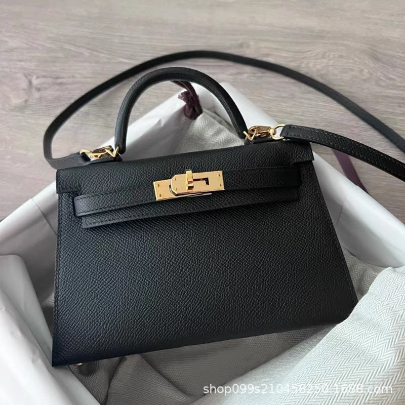 Cowhide Second Generation Kelly Trendy High-grade Handbags